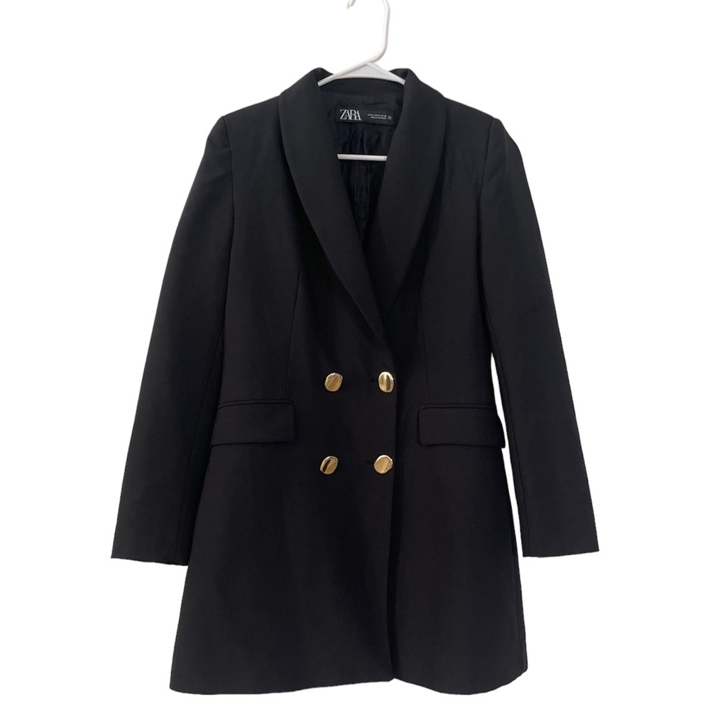 ZARA - Double Breast Long Blazer,perfect condition